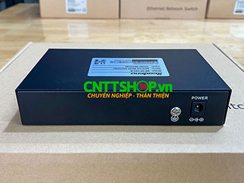 MF-4P-1SC-B Media Converter 4x 10/100 POE+ 1xSC Port Single Mode TX1550/RX1310nm 1 Sợi Quang 20Km