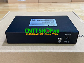 MF-4P-1SC Media Converter 4x 10/100 POE+ 1xSC Port Single Mode 1310nm 2 Sợi Quang 20Km