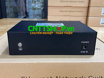 MF-8P-2SC Media Converter 8x 10/100 POE+ 2xSC Port Single Mode 1310nm 2 Sợi Quang 20Km