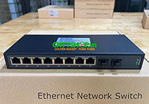 Media Converter 8x 10/100 POE+ 2xSFP Single/Multi Mode 1310/1550/850nm