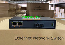 Media Converter 2x10/100/1000 POE+ 1xSC Port single mode TX1550/RX1310nm 1 sợi quang 20Km