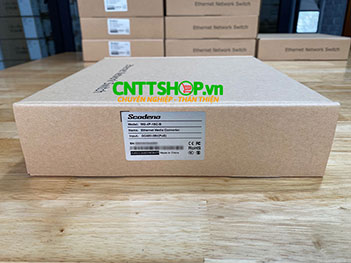 MG-4P-1SC-B Media Converter 4x 10/100/1000 POE+ 1xSC Port single mode TX1550/RX1310nm 1 sợi quang 20Km