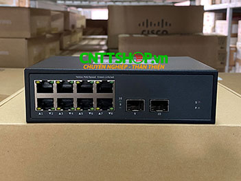 MG-8P-2SFP Media Converter 8x 10/100/1000 POE+ 2xSFP single/multi mode 1310/1550/850nm.