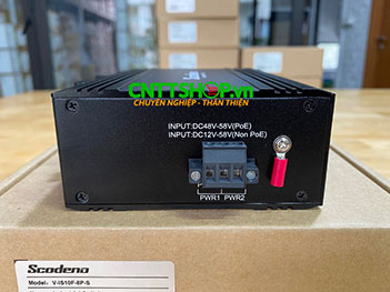 Scodeno V-IS10F-8P-S 8 Port 10/100Mbps POE , 1 Port Gigabit Fiber (SFP) Uplink Industrial Switch