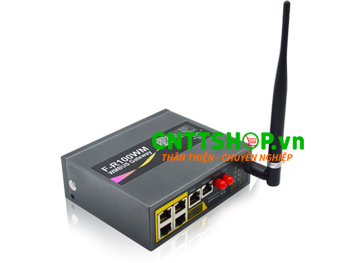 Four-Faith F-R100WM Wireless M-Bus Gateway 1xWAN, 4xLAN, 2xDI\1xDO