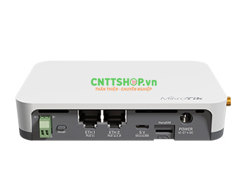 RB924iR-2nD-BT5&BG770A&R11e-LR8G - Mikrotik KNOT LR8G kit, Gateway IoT công nghiệp