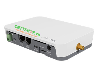 RB924iR-2nD-BT5&BG770A&R11e-LR8G - Mikrotik KNOT LR8G kit, Gateway IoT công nghiệp