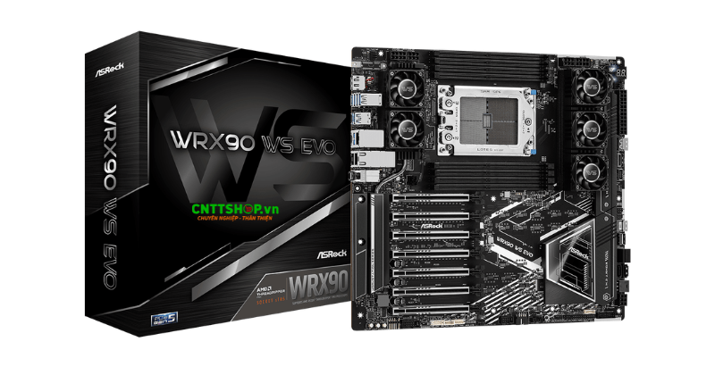 Giới thiệu tổng quan về Mainboard ASRock WRX90 WS EVO