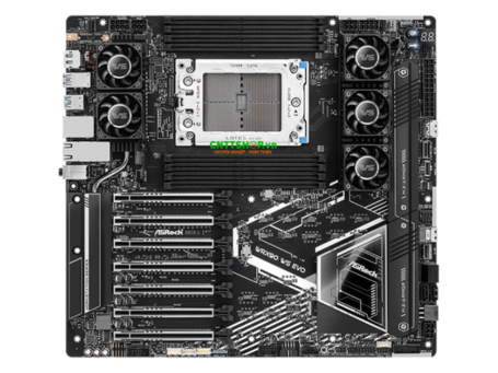 Bo Mạch Chủ ASROCK WRX90 WS EVO 8x DDR5 DIMM, 7x PCIe 5.0 x16