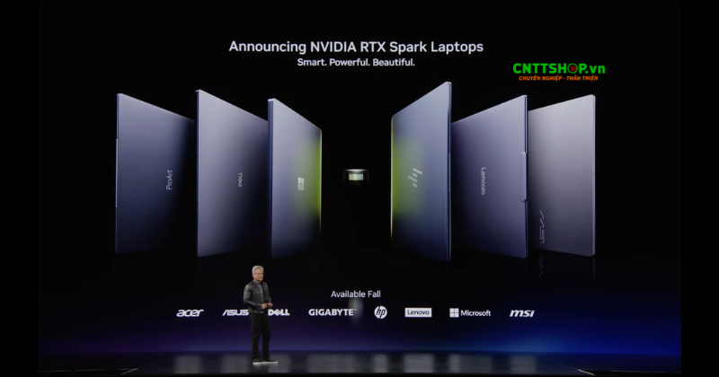 CNTTShop phân phối chính hãng Laptop Nvidia RTX Spark