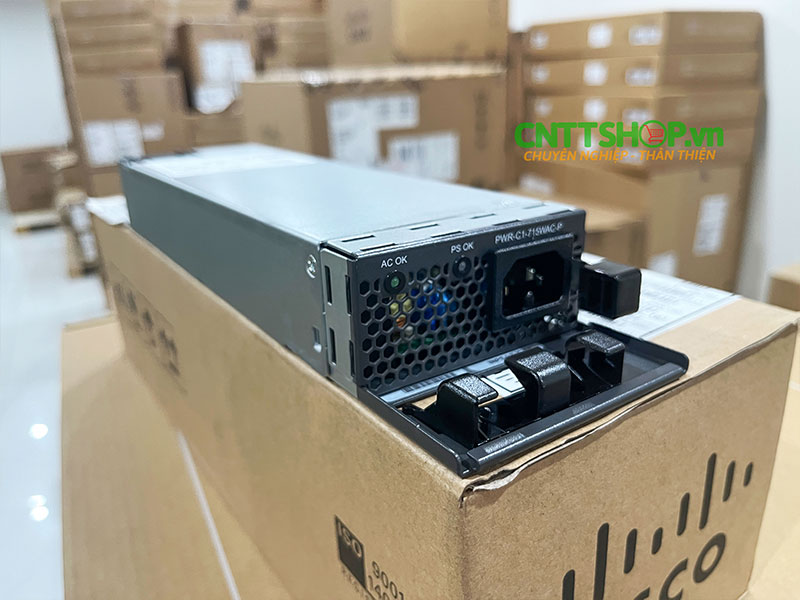 Used Cisco PWR-C1-715WAC AC Power Supply For Catalyst 3850 Series