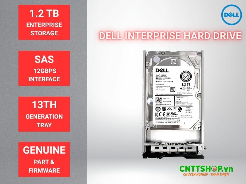 Tổng quan về sản phẩm ổ cứng Server Dell 400-AJPD