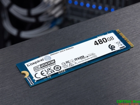 SEDC2000BM8/480G | SSD Kingston 480GB DC2000B M.2 PCIe Gen4x4 NVMe, Heatsink