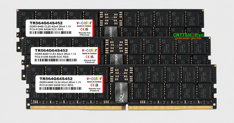 Giới thiệu RAM Server V-Color TR564G64S452 64GB DDR5-6400