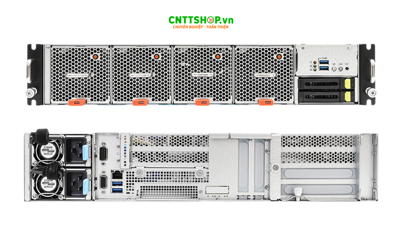 Các quạt và bộ nguồn công suất cao của máy chủ