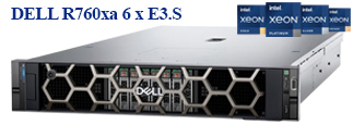 Dell PowerEdge R760xa 6xE3.S (Intel 6526Y/ 64GBRAM/ 6.4TB NVMe Gen5/ 2x 1400W)