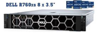 Dell PowerEdge R760xs 8x3.5 Inch (Intel 4514Y/ 128GB RAM/ 3.84TB SATA/ NVIDA RTX A1000)