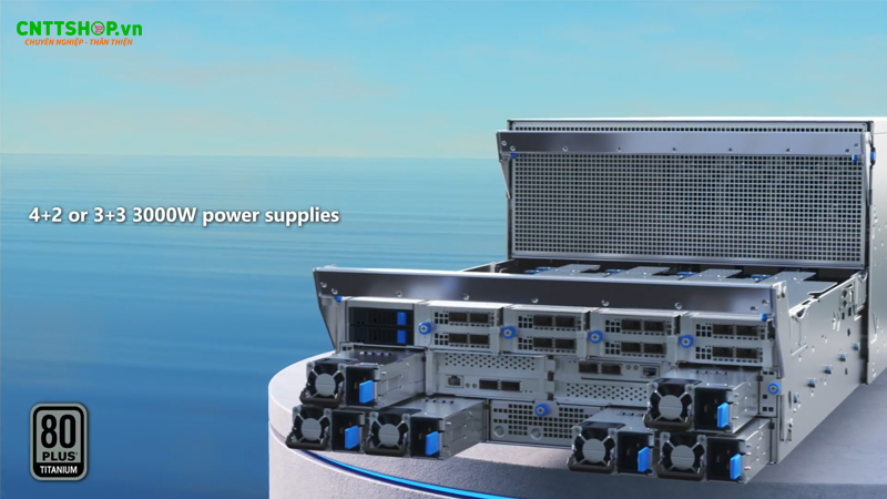 6 bộ nguồn công suất cao 3000W chuẩn 80PLUS Titanium