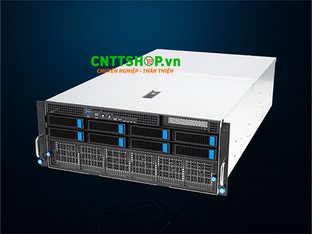 Máy Chủ AI ASUS ESC8000A-E12 Dual-CPU, 8 GPU, 4U Rack Server