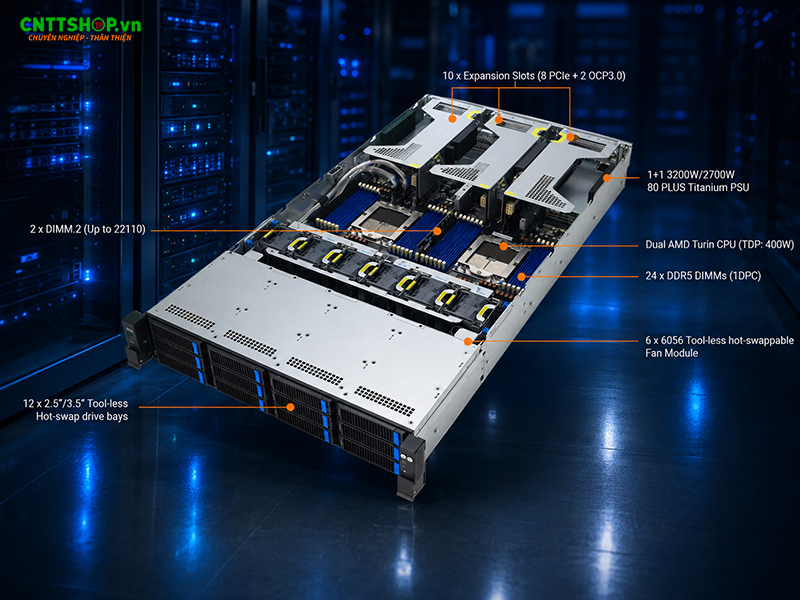 cấu hình của RS720A-E13-RS12U