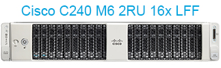 Máy Chủ Server Cisco C240 M6 2RU 16x LFF