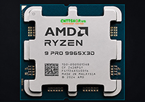 AMD Ryzen 9 PRO 9965X3D, 16 cores, 32 threads, 5.5GHz boost, 128MB Cache, 170W