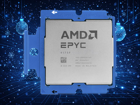 CPU AMD EPYC 9175F 16C/32T, max 5 GHz, 512MB cache, DDR5-6400, 320W