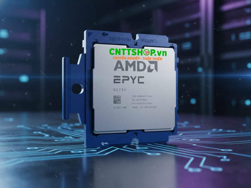 Bộ vi xử lý AMD EPYC 9275F SP5, 24C/48T Dành Cho Server Hiệu Năng Cao