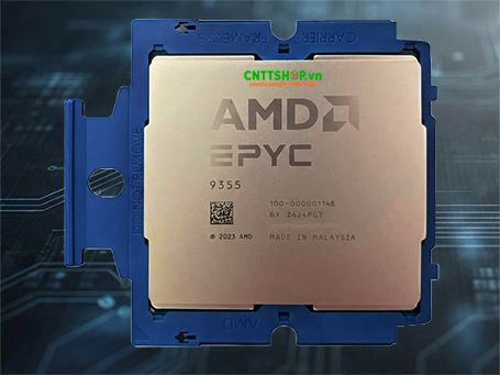 CPU AMD EPYC 9355 32C/64T, 3.55 GHz, 256MB cache, 280W, DDR5-6400