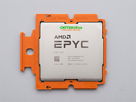 AMD EPYC 9374F 3.85GHz, 32C/64T, 256M Cache (320W) DDR5-4800