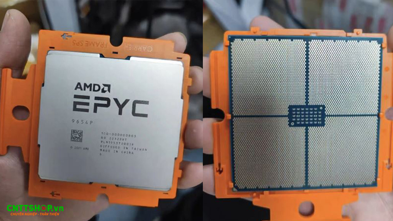 Trên tay CPU máy chủ AMD EPYC 9654P