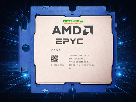 CPU AMD EPYC 9655P 96C/192T, 2.6 GHz, 384MB cache, 400W, DDR5-6400