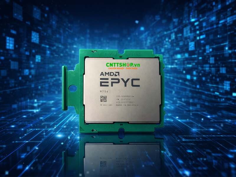 CPU AMD EPYC 9754 2.25GHz, 128C/256T, 256M Cache (360W) DDR5-4800