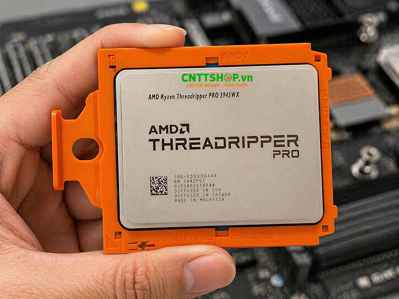 tay cầm CPU AMD Ryzen Threadripper PRO 5945WX