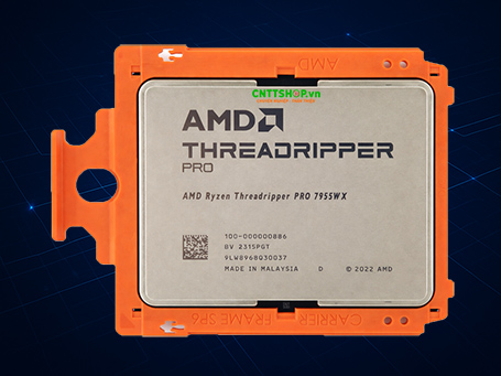 CPU AMD Ryzen Threadripper PRO 7955WX 16C/32T, 4.5GHz, 350W