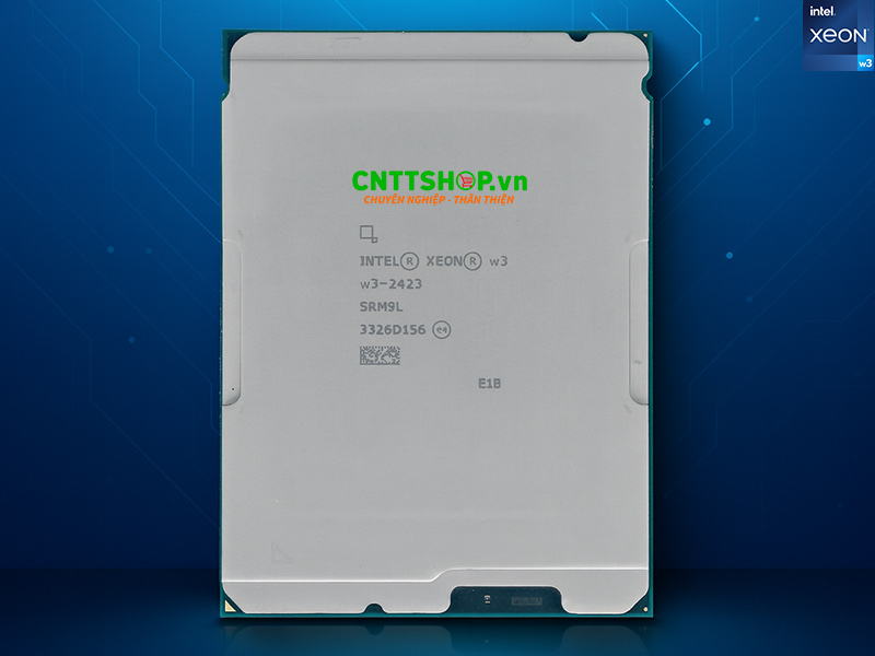 Intel Xeon W3-2423 Đa nhiệm mạnh mẽ với 6 nhân, 12 luồng cho máy trạm