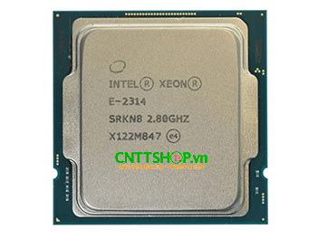 Intel Xeon E-2314 2.8GHz 8M Cache 4C/4T 65W 3200 MT/s