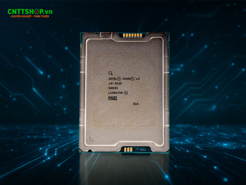 CPU Intel Xeon W5-3425 được thiết kế dành riêng cho workstation chuyen nghiệp