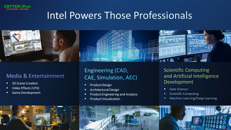 Intel Xeon W7-3455 được tối ưu cho nhiều workload chuyên sâu