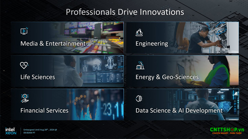 Intel Xeon W7-3555 được thiết kế cho môi trường chuyên gia