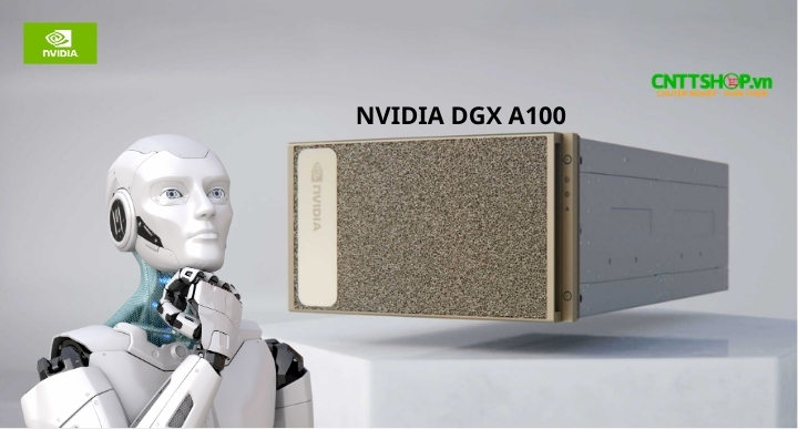 NVIDIA đã phát triển DGX A100, một hệ thống máy chủ được thiết kế nhằm đẩy nhanh quá trình huấn luyện AI, xử lý HPC và dữ liệu lớn trong một giải pháp đồng bộ