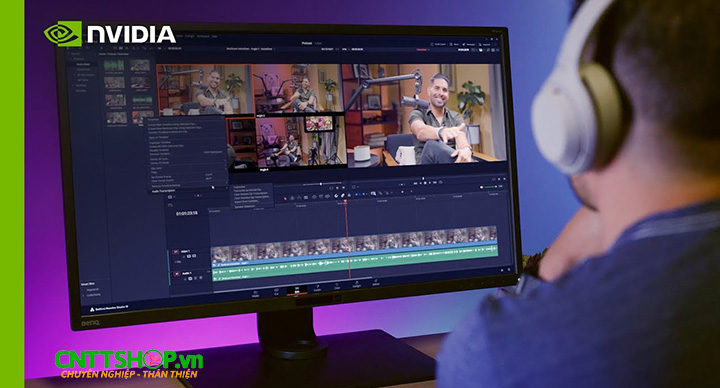 Chỉnh Sửa Video trên NVIDIA Studio