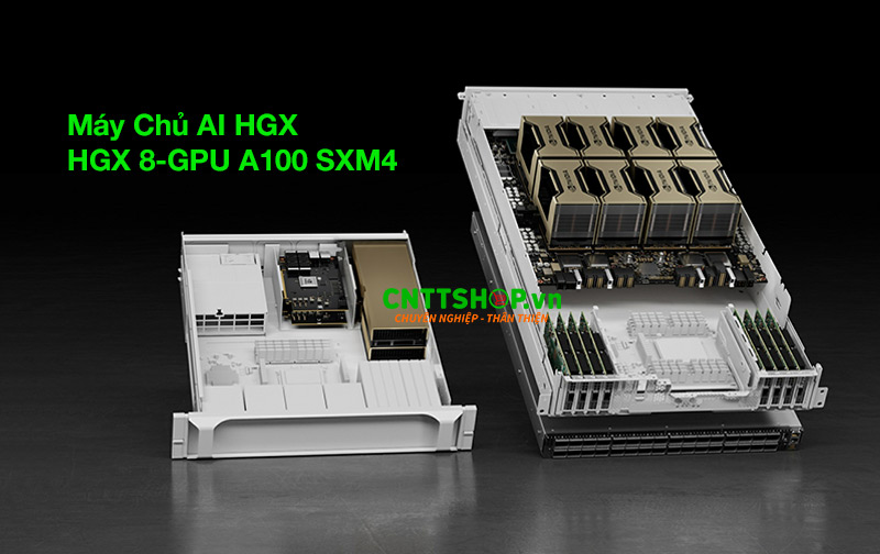 Máy chủ tích hợp NVIDIA HGX 8-GPU A100 640GB