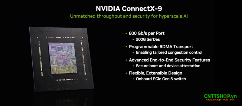 Card mạng NVIDIA ConnectX-9 SuperNIC