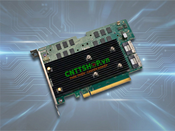 MegaRAID 9670W-16i Broadcom Card RAID Tri-Mode NVMe/SAS/SATA PCIe 4.0