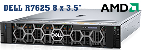 Dell EMC PowerEdge R7625 - 8 x 3.5 INCH