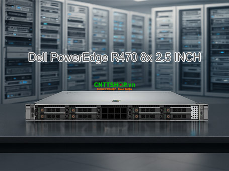 Dell PowerEdge R470 8x 2.5 Inch (Intel Xeon 6710E/ 32GB RAM/ 3.84TB SATA)