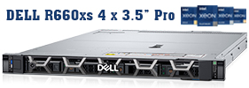 Dell EMC PowerEdge R660xs - 4 x 3.5 INCH