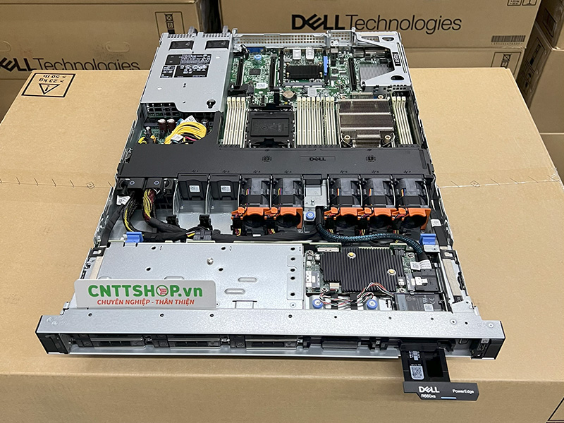 Dell r660xs được trang bị 2 CPU mang tới hiệu năng xử lý mạnh mẽ