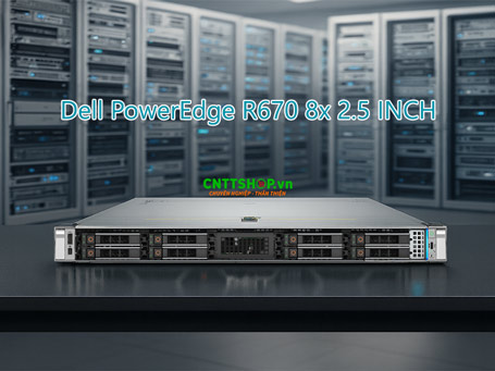 Dell PowerEdge R670 8x 2.5 Inch (Intel Xeon 6730P/ 64GB RAM/ 3.84TB SSD SATA)